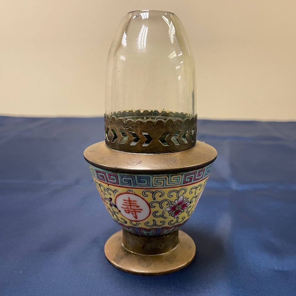 ANTIQUE OPIUM LAMP (late 19th century)